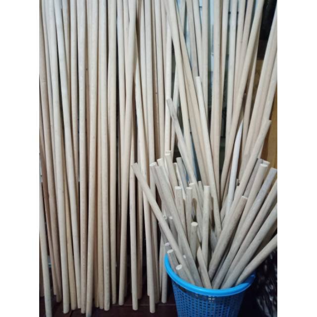 Kayu dowel  diameter 1,2cm dan 2cm size 20-60cm