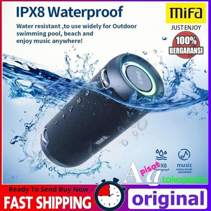 Speaker Bluetooth Mifa A90 TWS 60W Audio Wireless Original Termurah