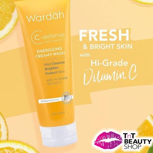 spesial❤Wardah C-Defense Energizing Creamy Wash | C Defense Energizing Creamy Wash