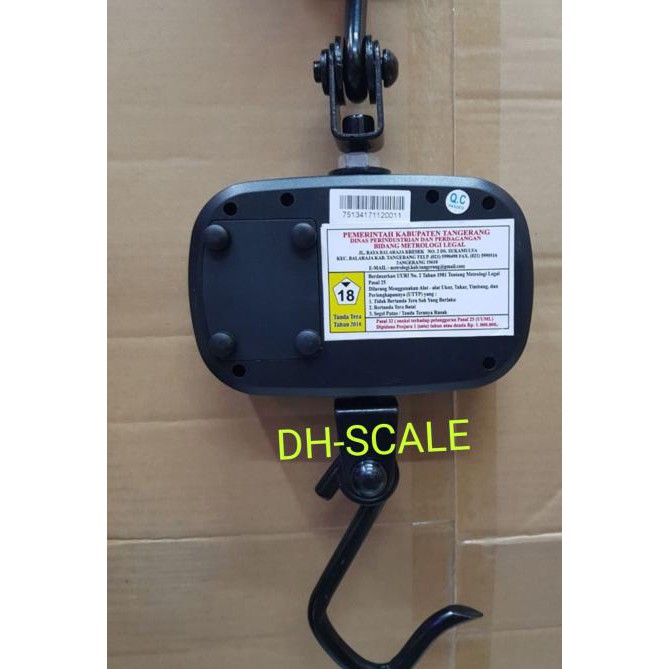 TIMBANGAN GANTUNG DLE 75KG/ CRANE SCALE/TIMBANGAN GANTUNG DIGITAL 75KG