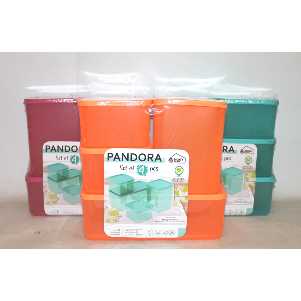 Toples Plastik Pandora Set (4pcs)