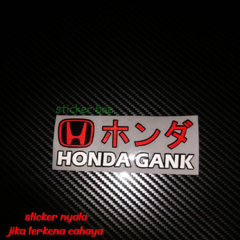 Sticker motor gank cuting sticker 1pcs variasi stiker motor lengkap bahan reflektive