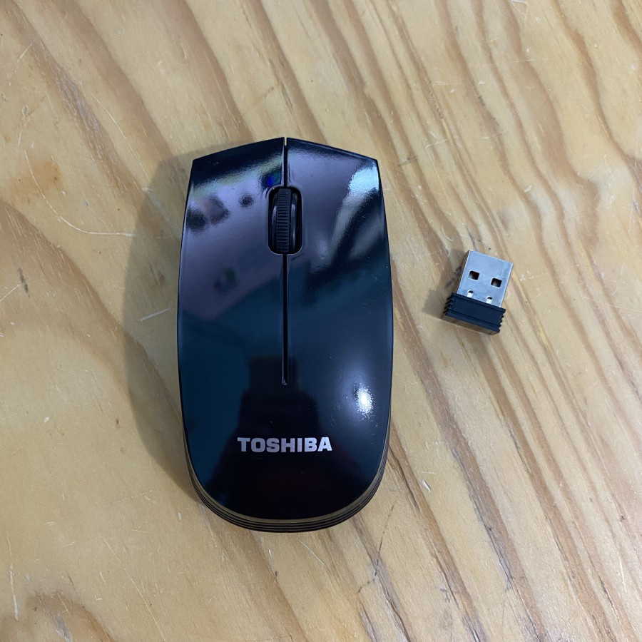 Mouse Toshiba Wireless Optical 2.4G High Quality model slim