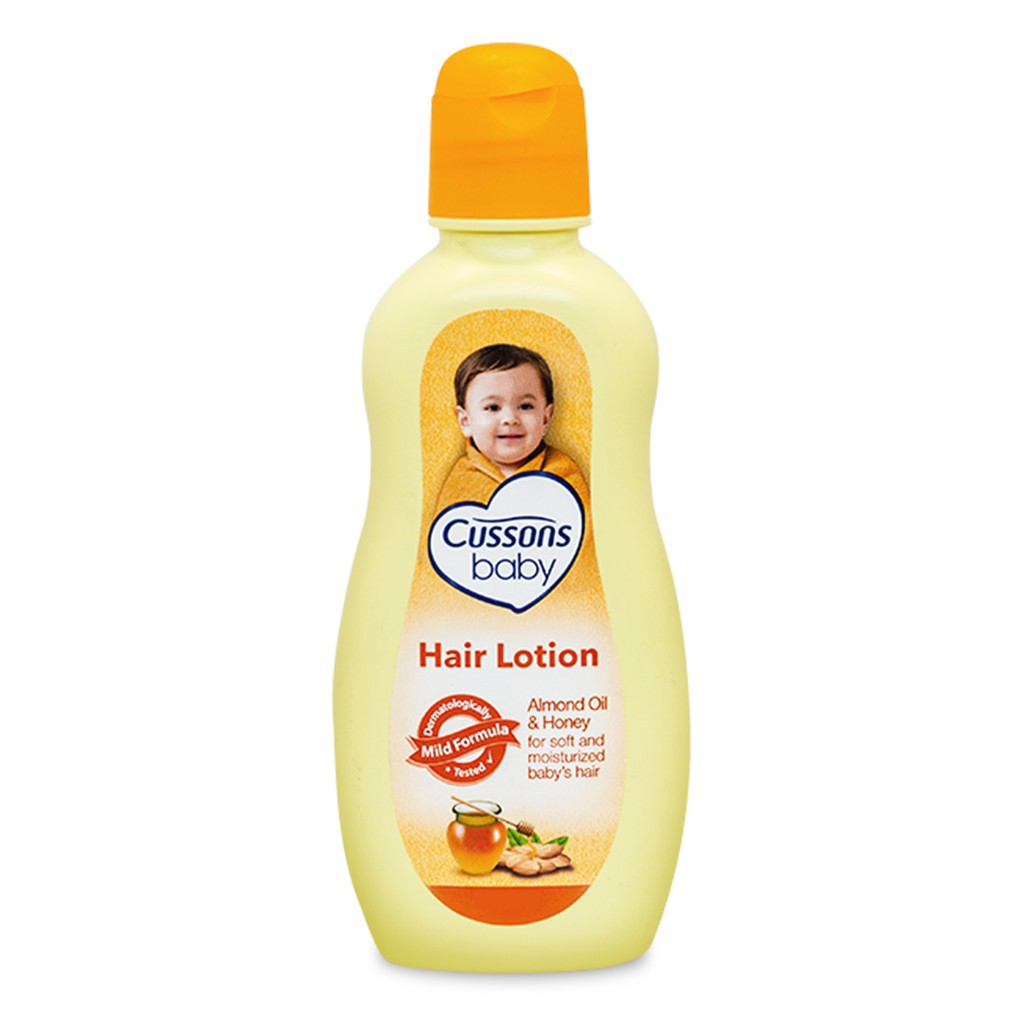 Cussons Baby Almond Oil &amp; Honey Hair Lotion 100ml + 100ml