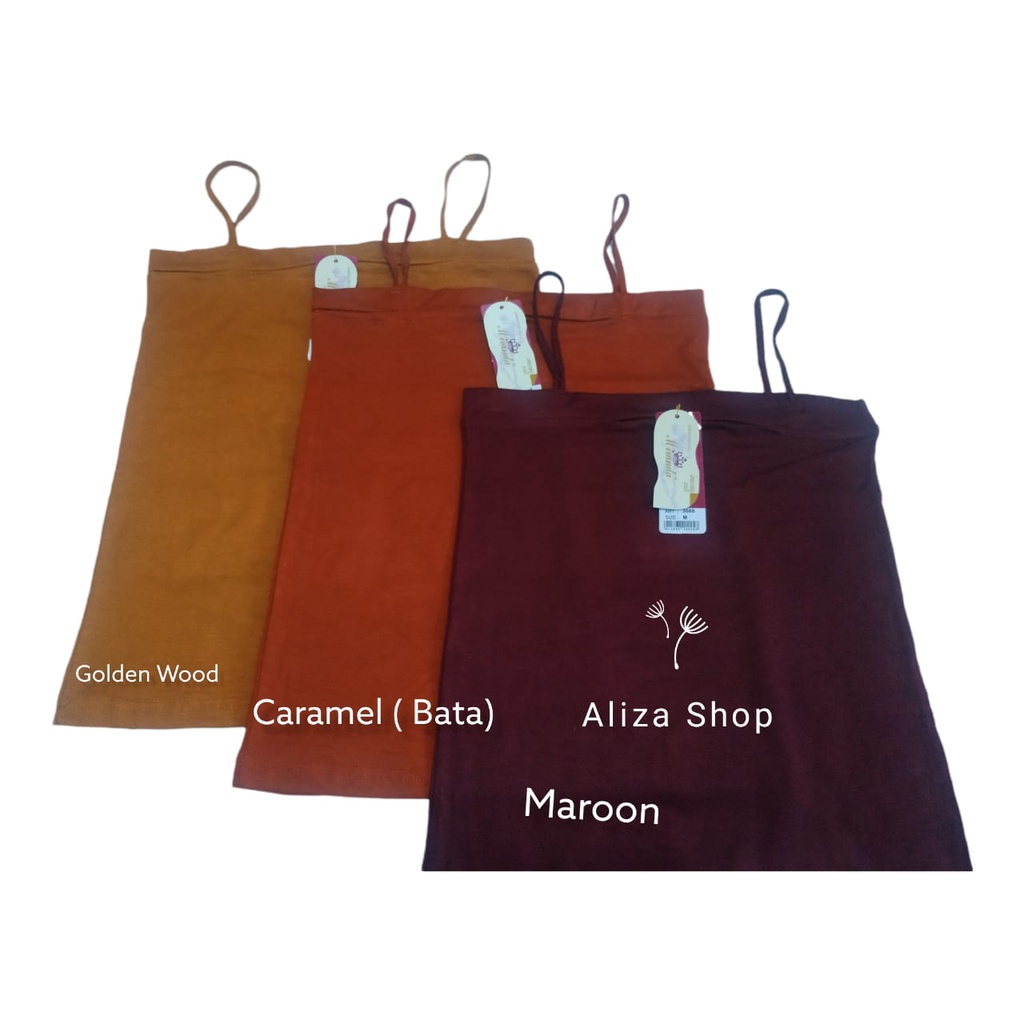 Tank Top Square Kemben Kotak Adem Bagus Tali kecil  Kaos Dalam Wanita Merk Miranda Size S - XXL 5669