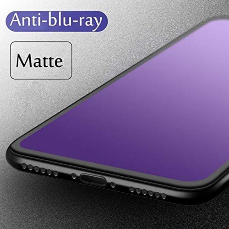 AG Matte Blue Realme C1 C2 C3 C11 C12 C15 C17 C20 C20a C21 C21y C25 C25s C25y C30 C31 C35 C40 C53 Tg Blue Ray Anti Radiasi