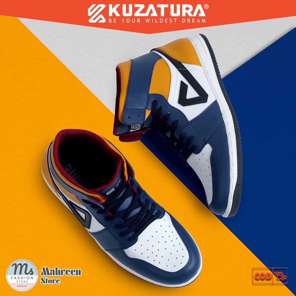 Sepatu Sneakers High Pria Sepatu Kasual High Pria Original Kuzatura | KZS 012