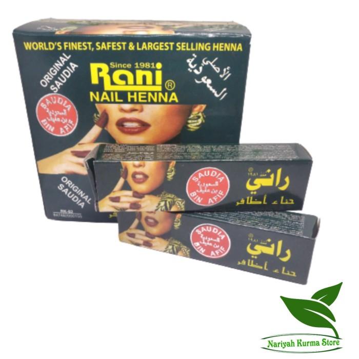 Henna | Pacar Kuku Rani Kone Arab/Pacar Kuku Rani Arab/Hena Rani Original 1Ls