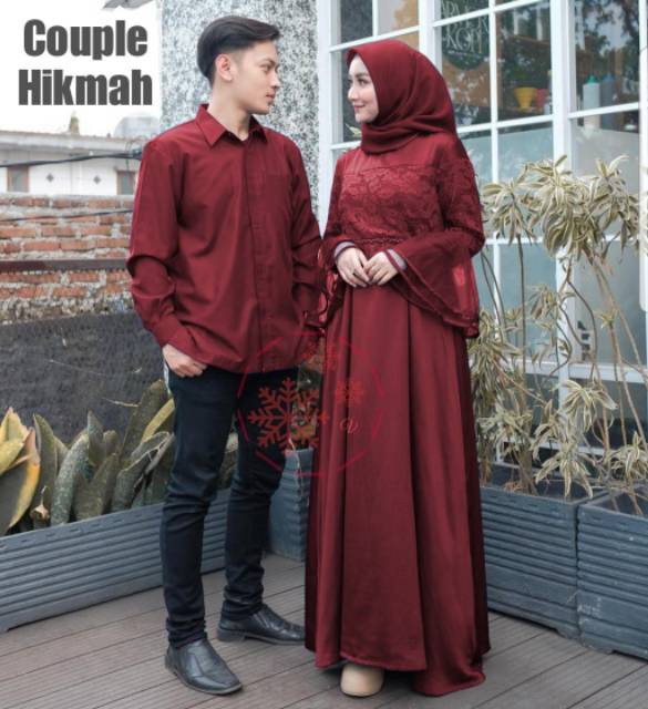 VT Couple Hikmah Baju pasangan Muslim