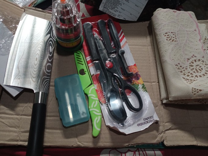 [bayar Di Tempat] Pisau Buah Dan Sayur Motif Apel Super Tajam Dapur Harga Termurah Kualitas Bagus