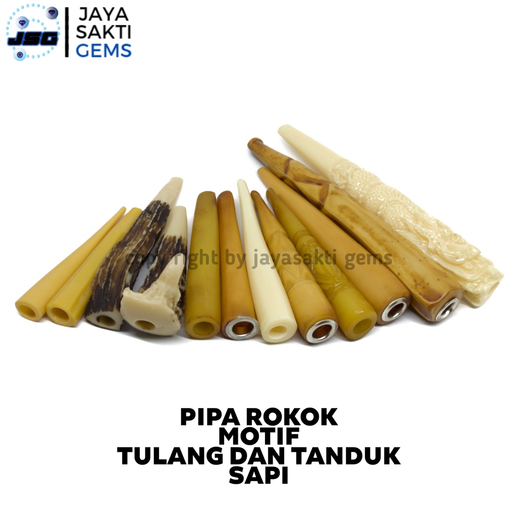 Pipa Cangklong Once Motif Tulang Sapi dan Tanduk Gurih Dan Nikmat