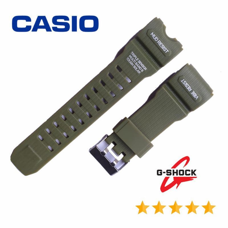 strap rubber jam tangan CASIO G-SHOCK  model jam tangan digital