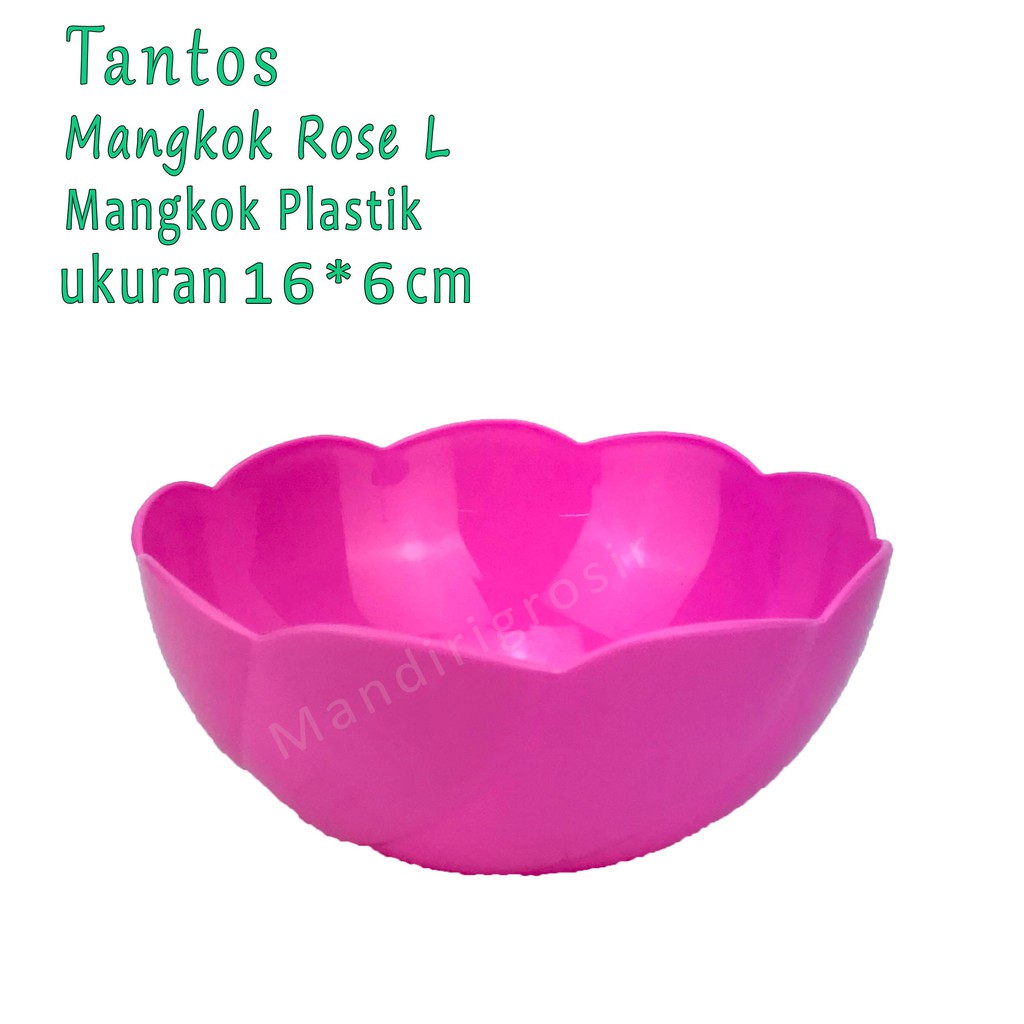 Mangkok bentuk bunga * Mangkok Rose M * Pink *5155