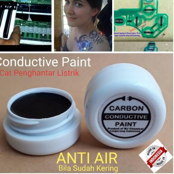 

cvf>!>840 CARBON CONDUCTIVE GLUE / LEM KARBON PENGHANTAR ARUS LISTRIK 5 Gram