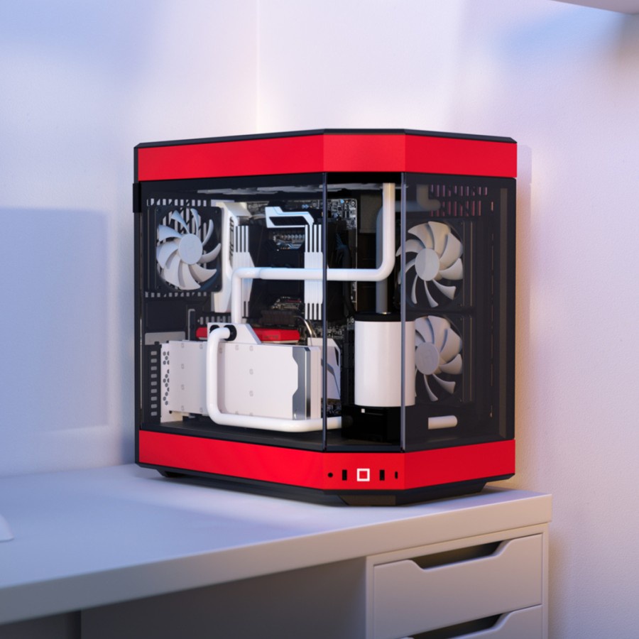 PC Case Casing Gaming Hyte Y60 Mid Tower ATX