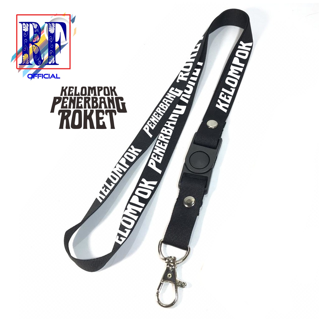 

Gantungan kunci BAND KPR KELOMPOK PENERBANG ROKET tali lanyard band gantungan leher id card name tag
