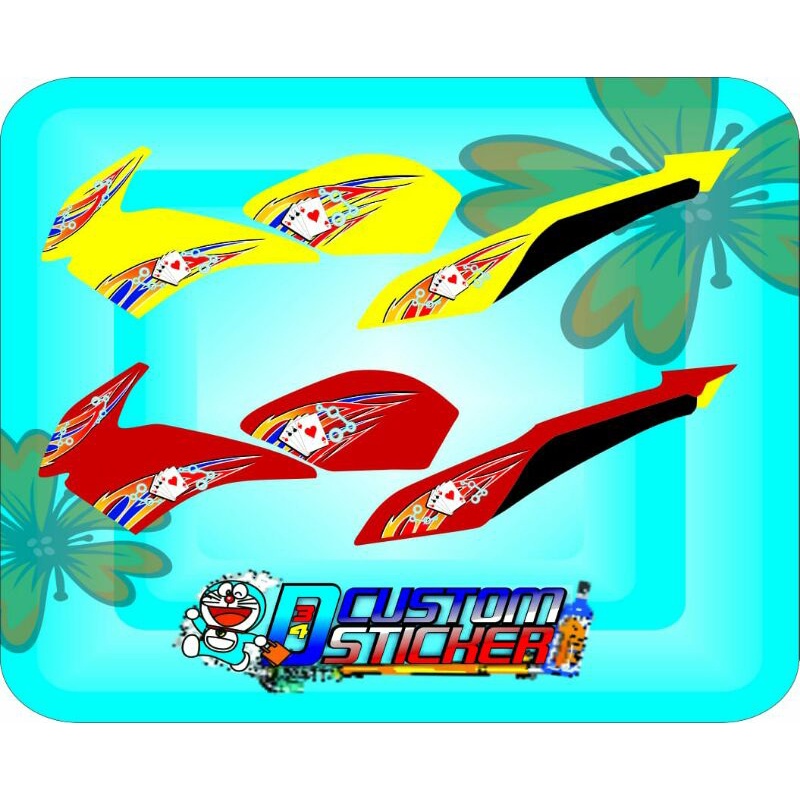 striping vijar siluman striping vixion variasi