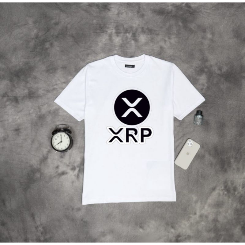 KAOS CRYPTO XRP BAJU KOMONITAS (KAIN PREMIUM CATTON GRADE A)