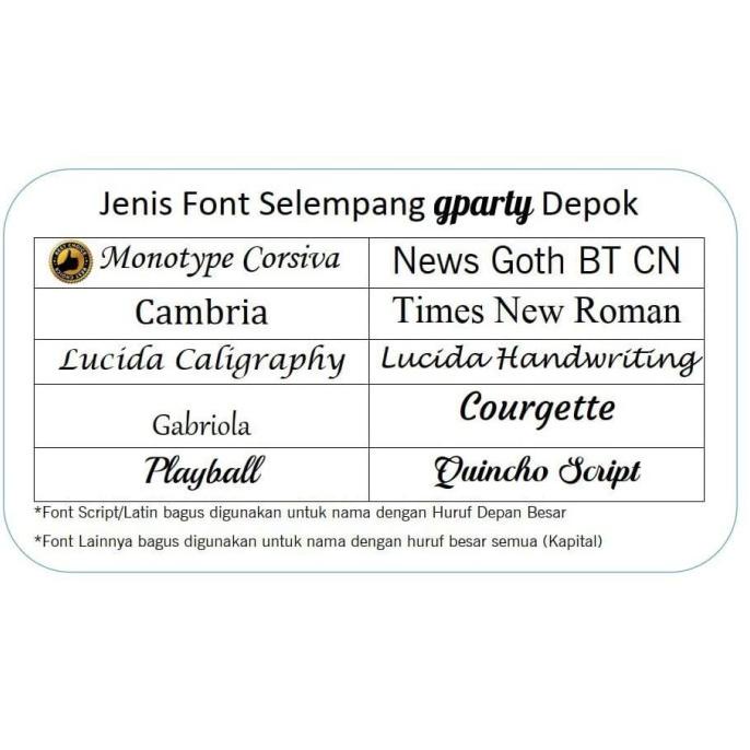 

Spesial order Slempang