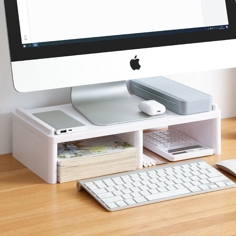 Monitor Stand Komputer Susun Plastic