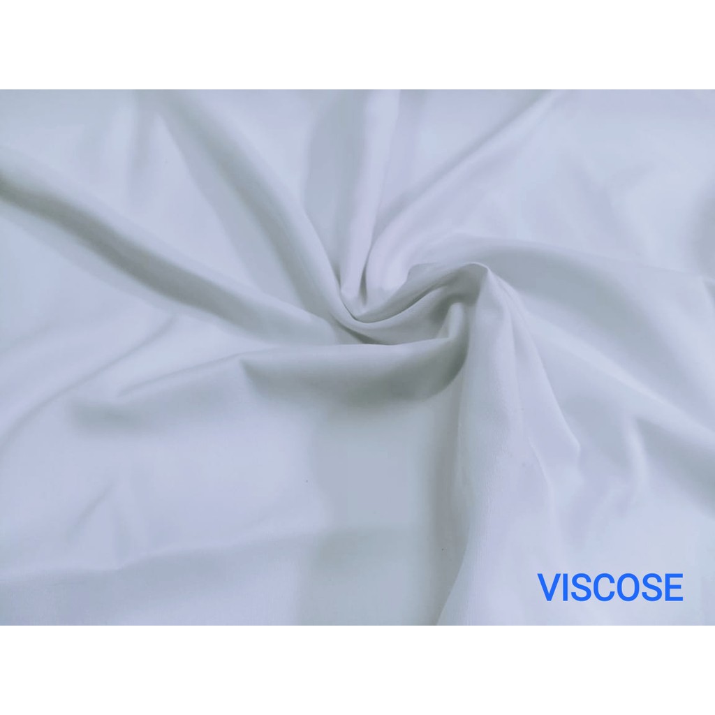 10 METER KAIN RAYON KAIN POLOS GAMIS RAYON VISCOSE PREMIUM KAIN RAYON VISCOSE KAIN PUTIH