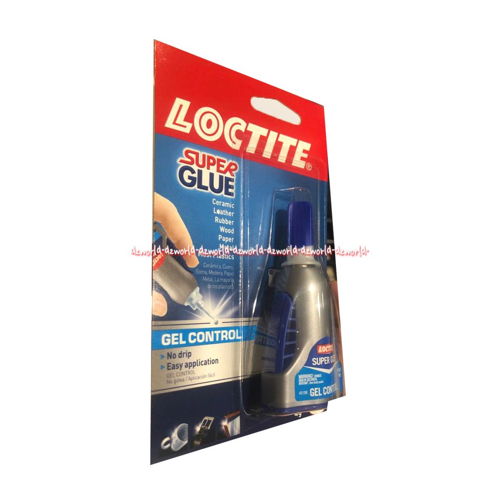 Loctite Super Glue 4gr Gel Control Lem Serbaguna Perekat Multifungsi 4 gr No Drip Easy Application Loctit Loktite