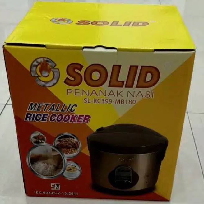 SOLID SL RC 399 MB180 - Magic Com 1,8 Liter / Rice Cooker 1,8 Liter 3in1