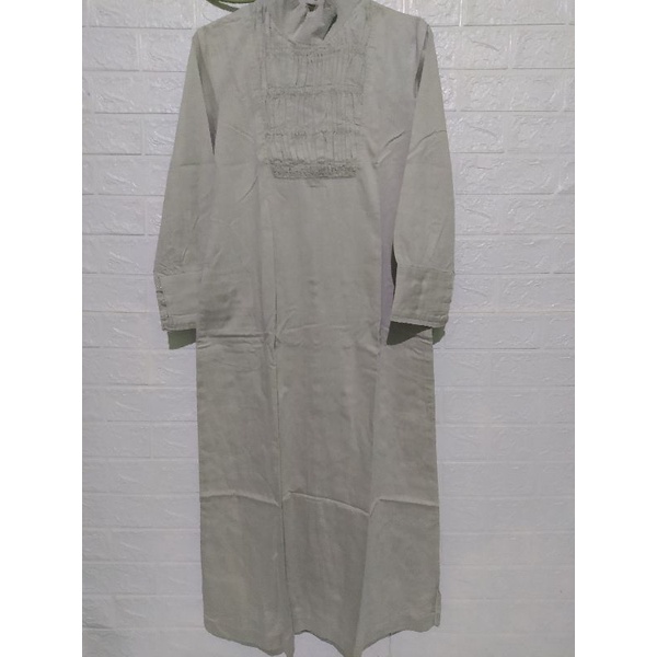 gamis sage Al-Fath butik[PRELOVED]