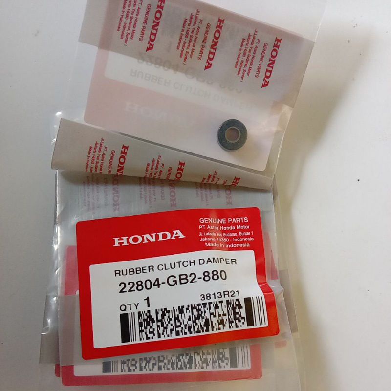 22804-GB2-880 KARET KOPLING GANDA ORIGINAL AHM PART