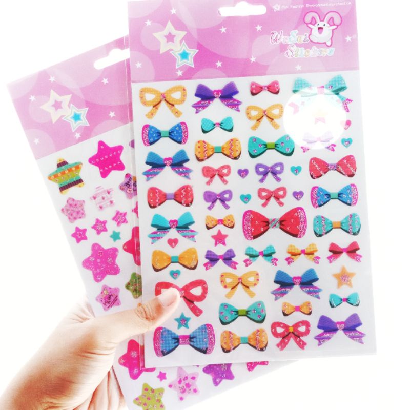 

1 lembar stiker pesta dekorasi, jurnaling, diary dan scrapbooking