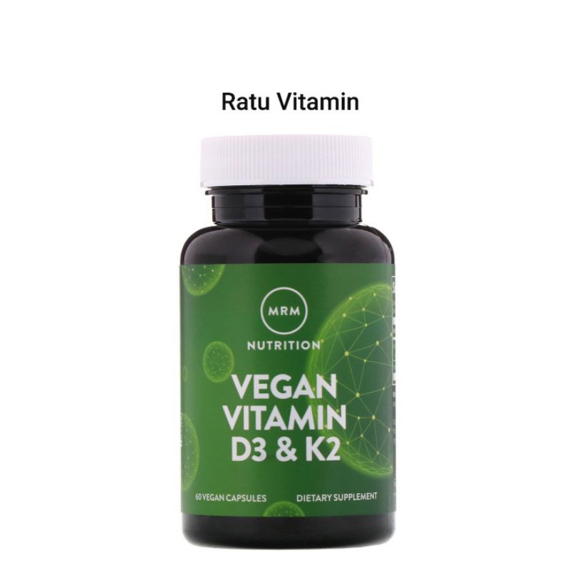 MRM Vegan Vitamin D3 & K2 60 Vegan Capsules