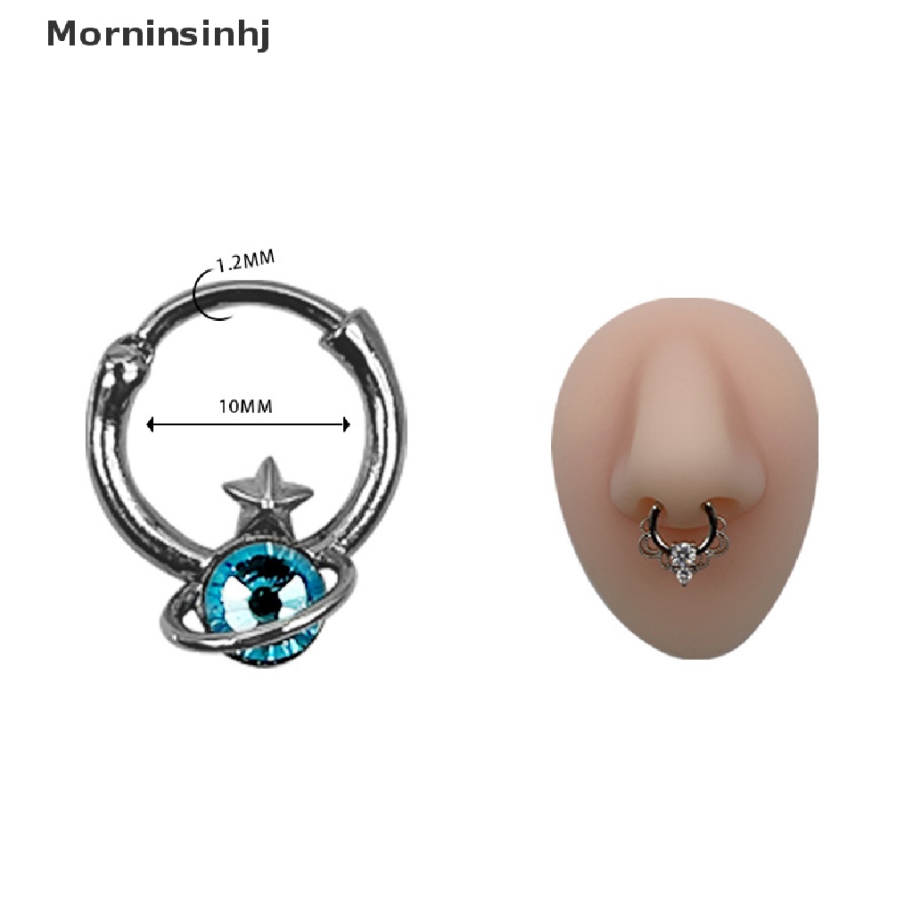 Cincin Tindik Bahan Titanium Steel Untuk Telinga Dan Hidung