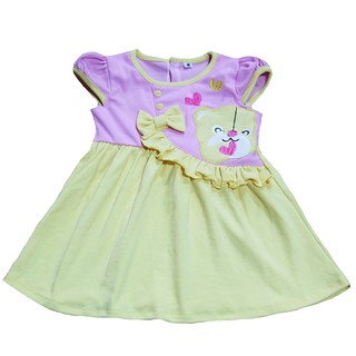 Two Mix Baju Bayi Perempuan Bordir Badut Beruang Imut 2235 Two Mix Baju Bayi Perempuan Bordir Badut Beruang Imut 2235