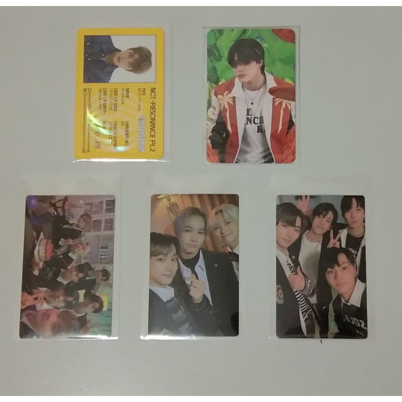 photocard enhypen event fever || id card xiaojun || ar clip jeno