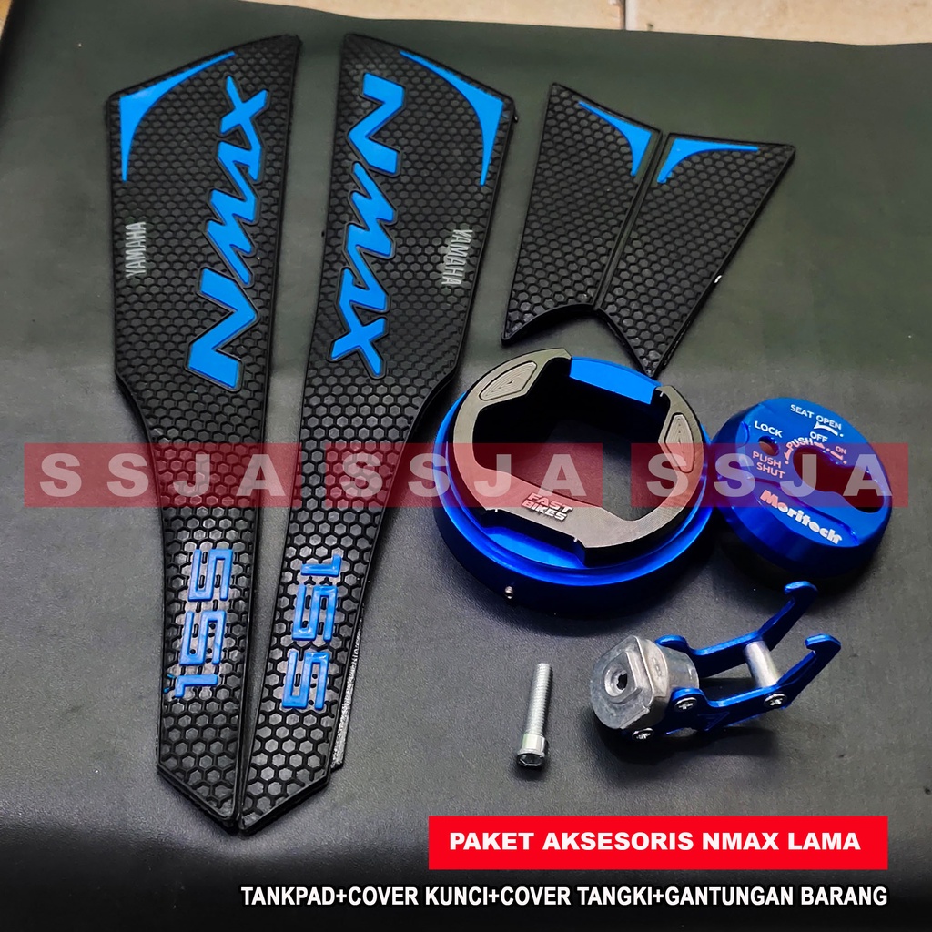 1 PAKET TANKPAD YAMAHA NMAX WARNA KUNING TULISAN KUNING TANK PAD YAMAHA NMAX 155 yamaha nmax lama dibawah 2020