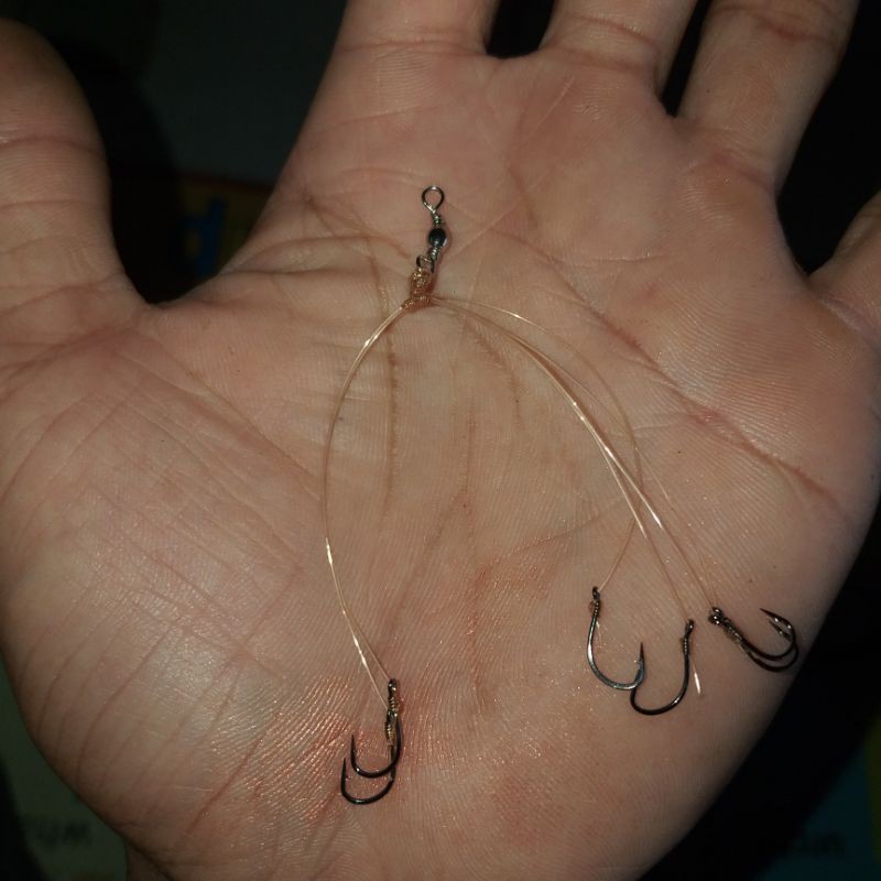 Kail pancing cabang rangkaian kail belanak