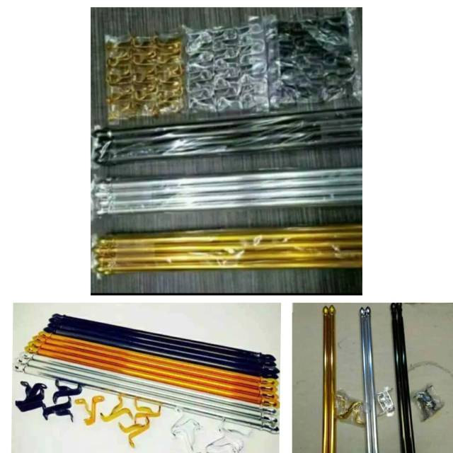 Batang gorden ikat /besi gorden kupu-kupu