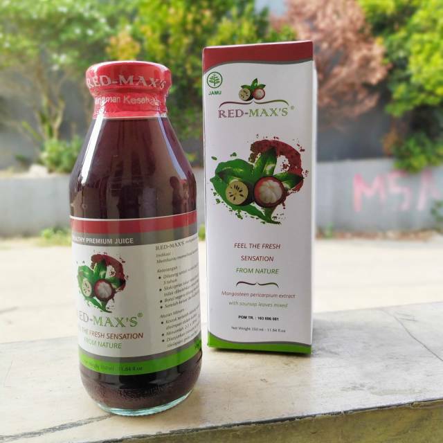 

Juice Red Max's 350ml / Jus Kulit Manggis / Jus Sirsak/ Minuman Peningkat imun