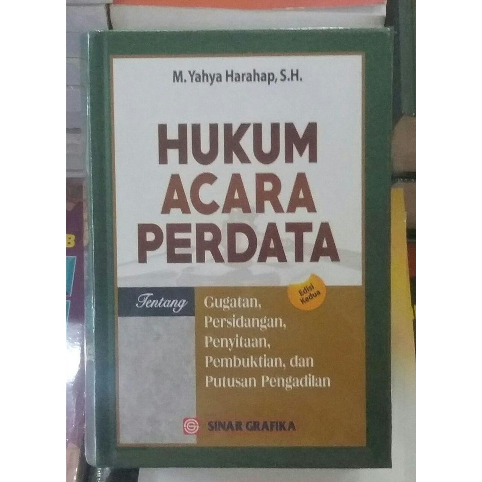 Download Buku Hukum  Acara  Perdata  Yahya Harahap Info 