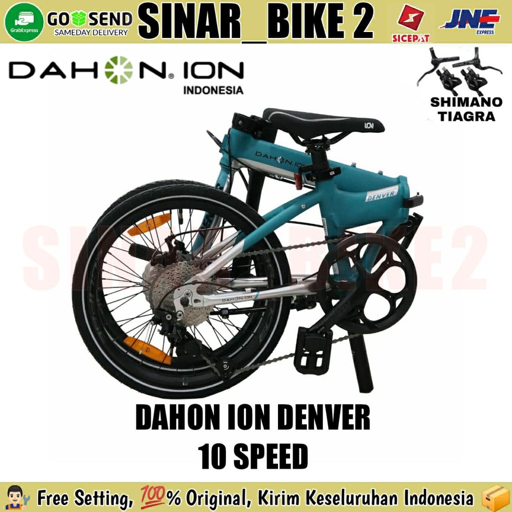 Sepeda Lipat 20 DAHON ION DENVER 10 Speed Shimano Tiagra