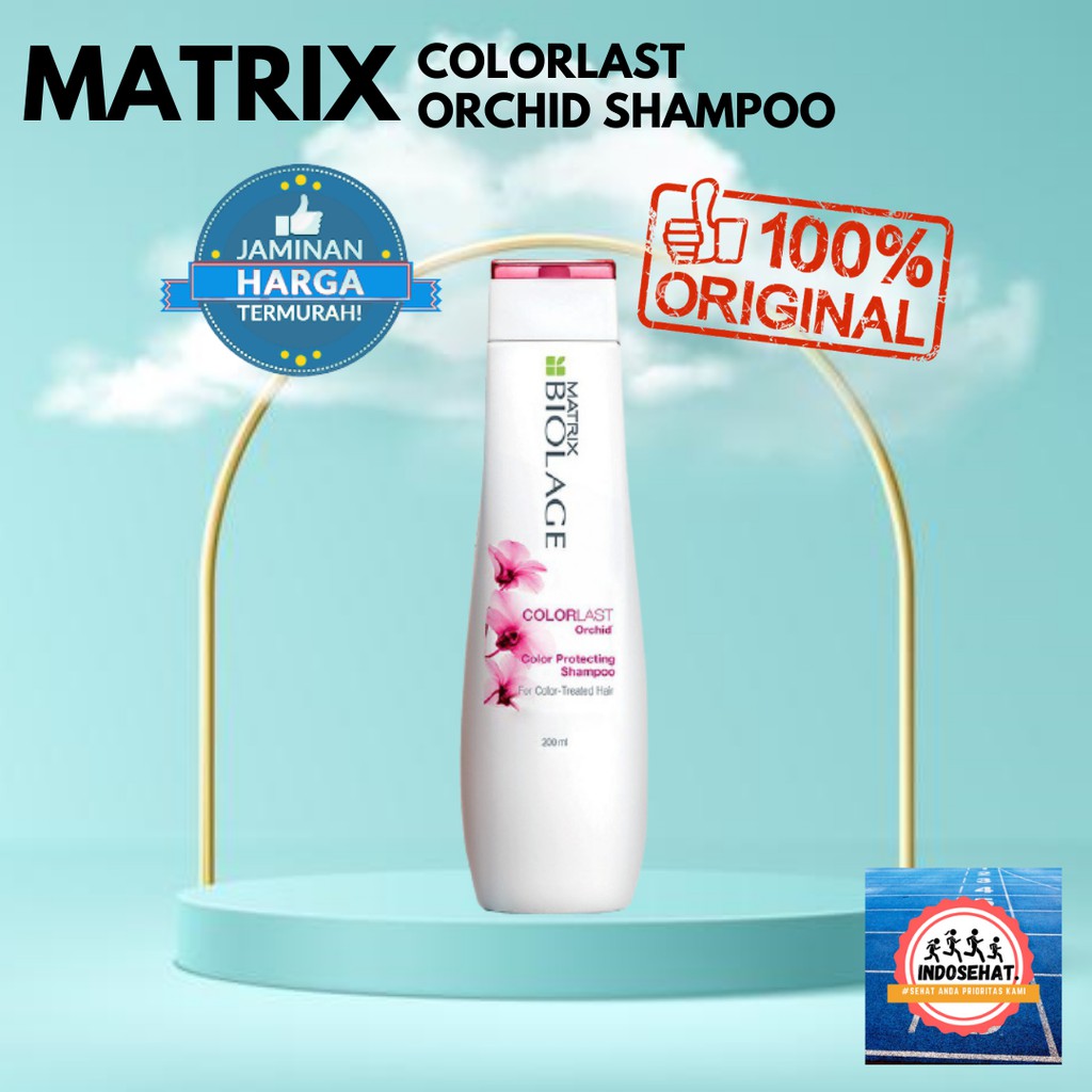 MATRIX Biolage Colorlast Shampoo - Shampo Nutrisi Penghalus Perawatan Rambut Berwarna Diwarnai 200 ml