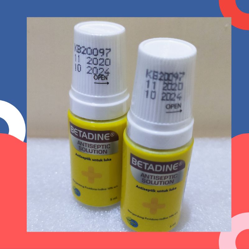 Betadine 5ml antiseptik luka