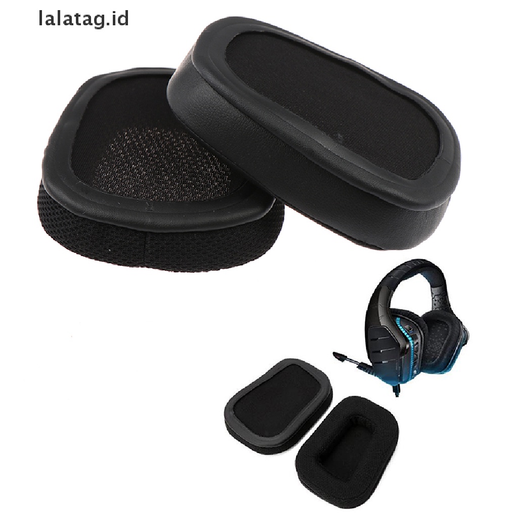 (lalatag) 1 Pasang Earpads Pengganti Bahan Busa Untuk Headphone Logitech G633 G933