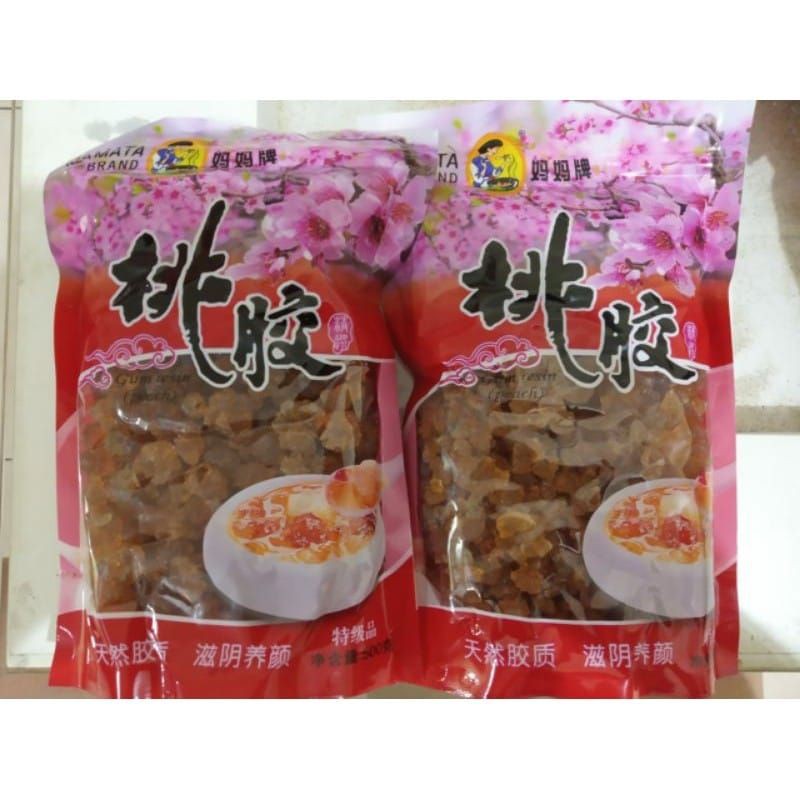 

Peach Gum MAMATA 500Gr/ Tao Jiao Bersih