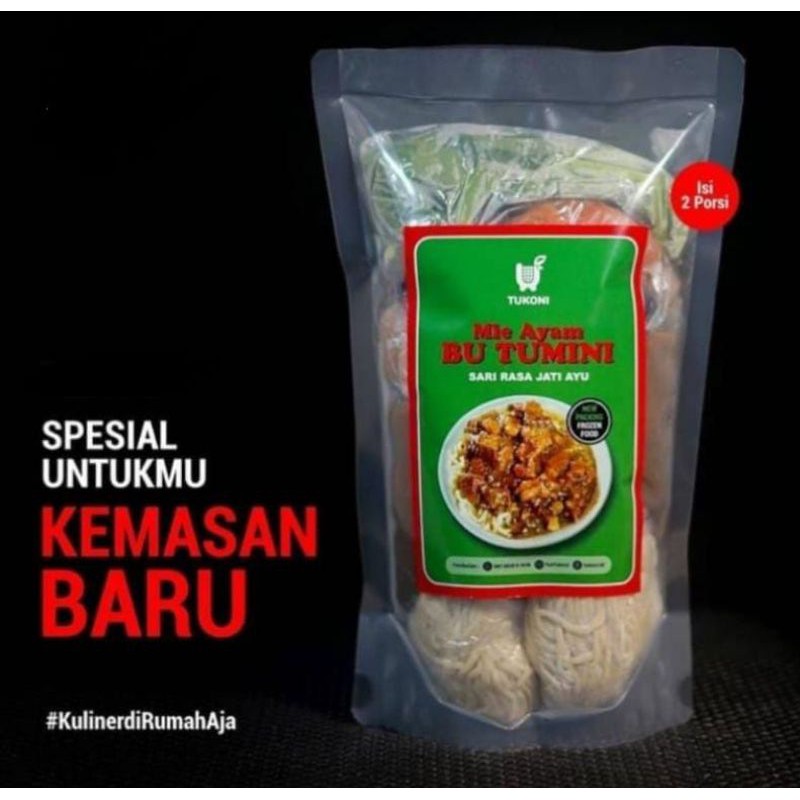

Mie Ayam Bu Tumini Kemasan Frozen isi 2 Oleh Oleh Khas Jogja