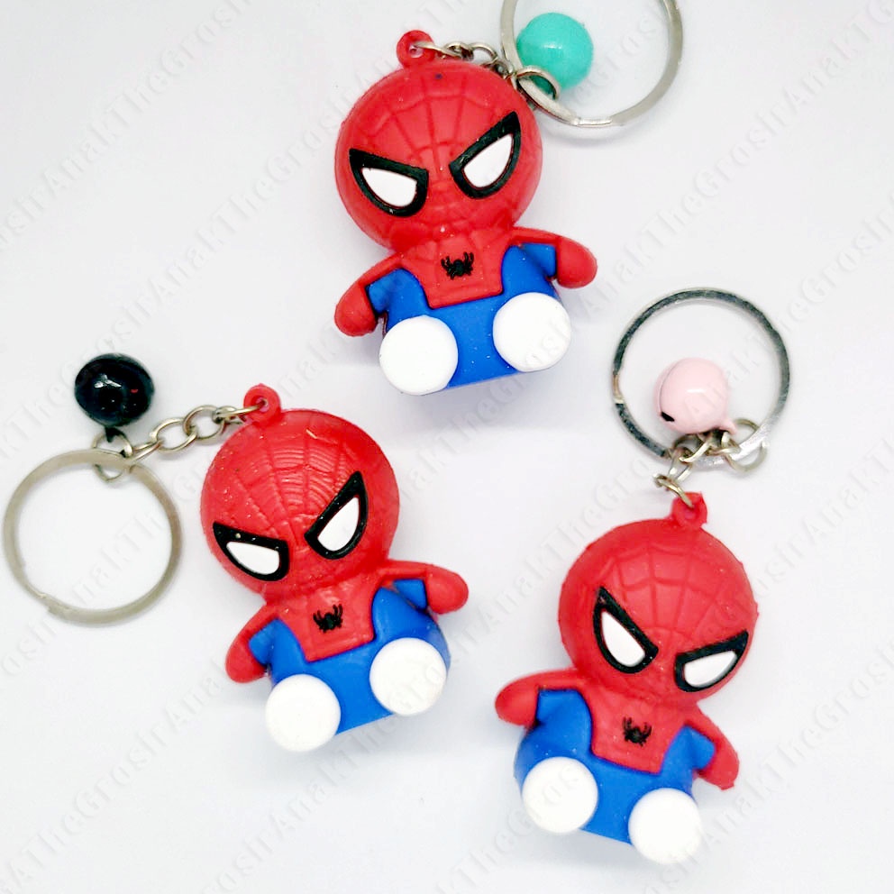 GANTUNGAN KUNCI 3D SPIDERMAN KERINCINGAN GANCI KERINCING