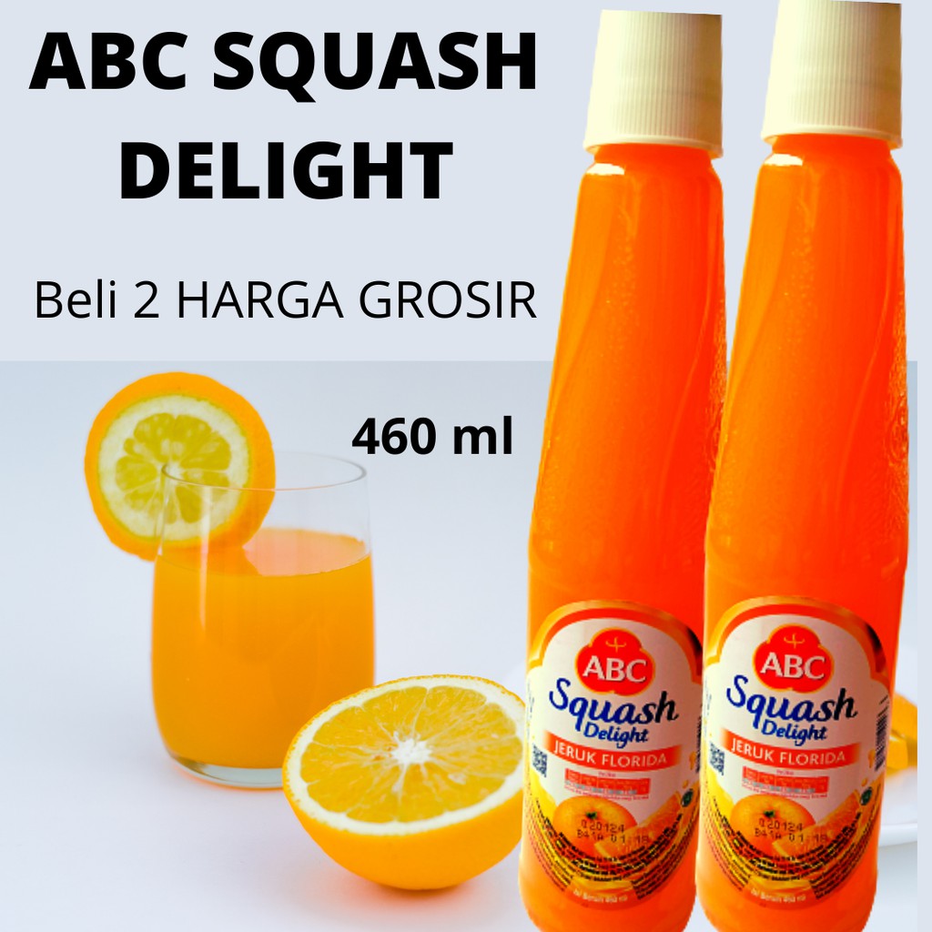 Promo Sirup Abc Squash Delight 460 Ml Jeruk Orange Florida Syrup Minuman Parcel Lebaran Murah Shopee Indonesia