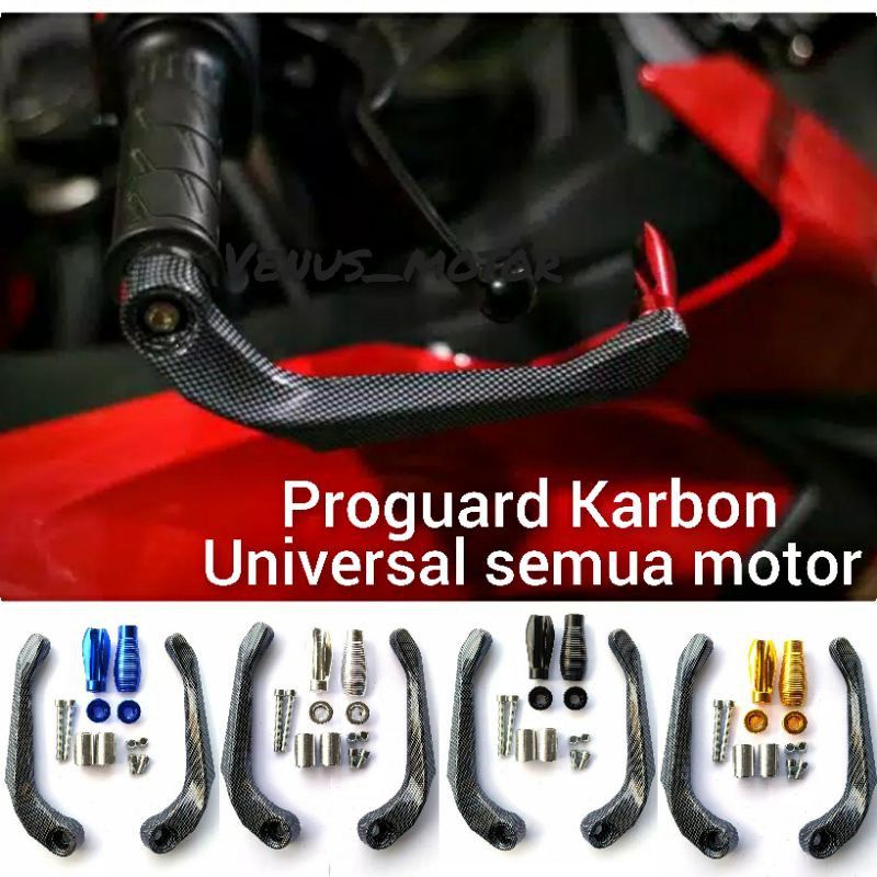 Proguard Carbon Handguard Motor Full Cnc Handguard Universal Nmax Pcx Vixion Aerox Beat Vario Mio Xe