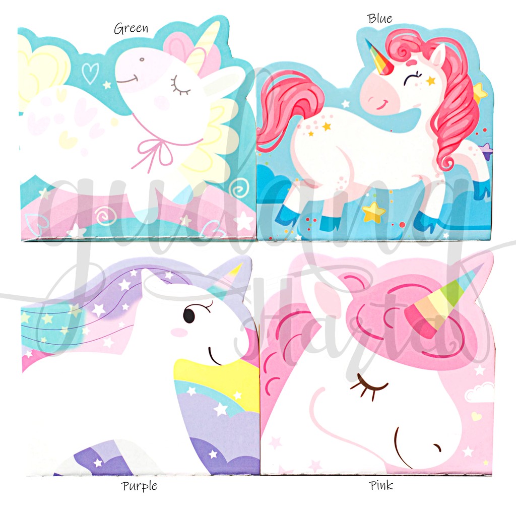 Notebook Unicorn Bentuk Lucu Imut Buku Catatan GH 308402