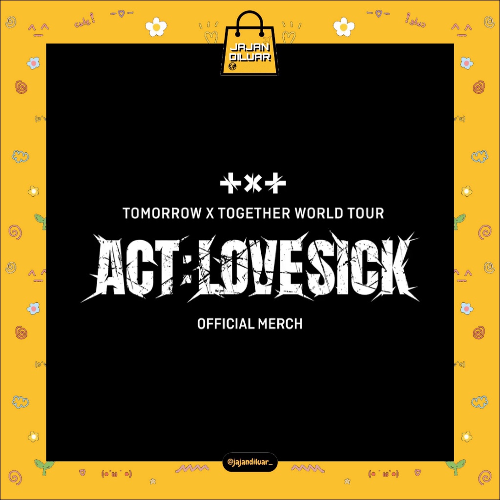 Jual TXT ACT Love Sick Tour Official Merchandise Shopee Indonesia